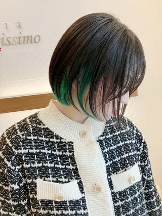 ショート カラー 【ブリーチ特化】金 慶彦のヘアスタイル