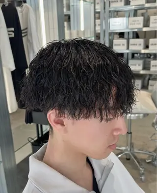 パーマ メンズ メンズ特化⚡️三村 彰吾⚡️カットパーマのヘアスタイル
