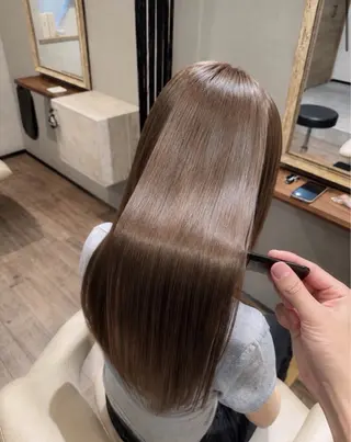 ロング カラー 艶髪カラー/髪質改善 細貝 舞利のヘアスタイル