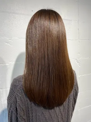 ロング カラー ショート･ウルフ✂︎ 安住有咲子のヘアスタイル