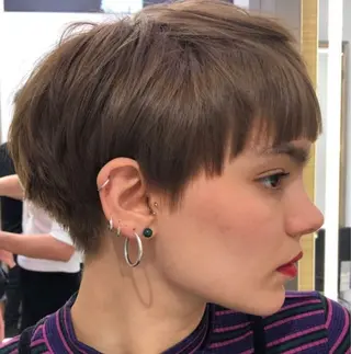ショート 暖色/パーマ 🌼クニトウメイのヘアスタイル
