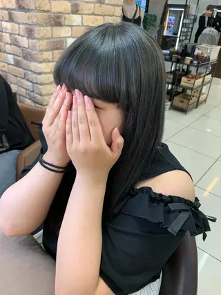 セミロング 羽エクステ🪽 🤍まき🤍のヘアスタイル