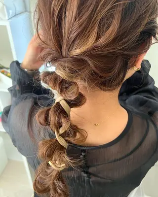 ヘアアレンジ 麻優 ヘアセットのヘアスタイル