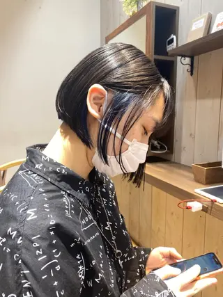 ショート カラー 美髪改善・レイヤー tadasuke⭐️のヘアスタイル
