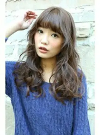 セミロング 田辺 侑未のヘアスタイル