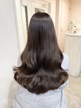 ロング カラー ミディアム/顔周り/ ベージュ🌼mayuのヘアスタイル