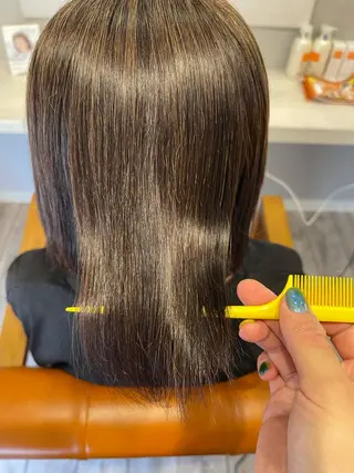 セミロング YAP！HAIR トコツメアヤノのヘアスタイル