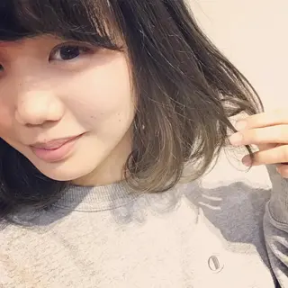 ミディアム 土矢 靖晃のヘアスタイル