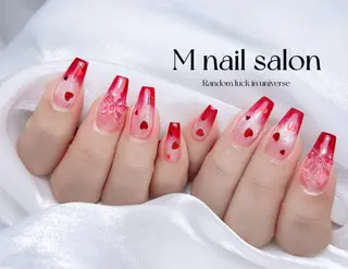 ネイル M🌷nail 長さだし専門店のネイルデザイン