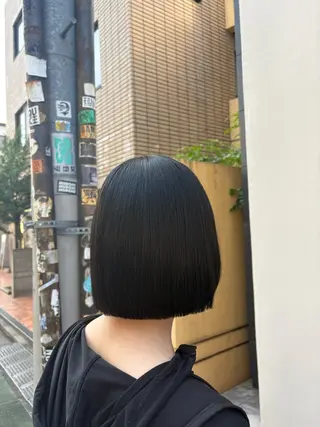 ミディアム 髪質改善ストレート/ 透明感カラー🥣🤍のヘアスタイル