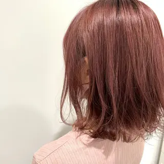 ミディアム カラー 赤み消しカラー 🍀JUNKIのヘアスタイル