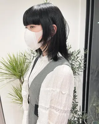 ミディアム 中野 恵脩のヘアスタイル