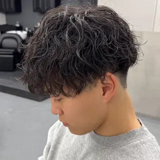 ショート パーマ メンズ メンズパーマの人 KAZUのヘアスタイル
