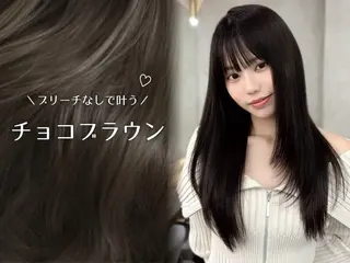 セミロング HINA 仙台/ ボブ/縮毛矯正/韓国のヘアスタイル