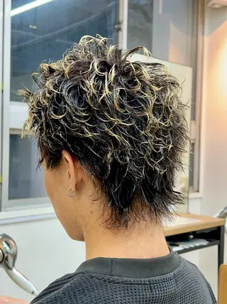 パーマ メンズ ⚜️ひかる/浦和 /メンズカット⚜️のヘアスタイル