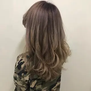 セミロング カラー パーマ 髪質改善 Daisukiのヘアスタイル