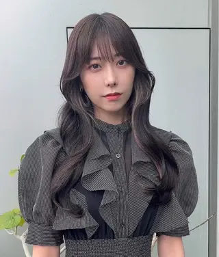 ミディアム カラー 🌫️大人韓国ヘア 🌫️naoyaのヘアスタイル