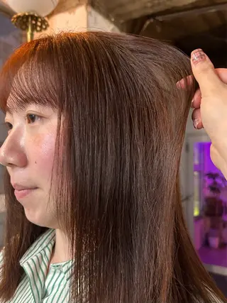 ロング カラー maho/垢抜け カラーパーマのヘアスタイル