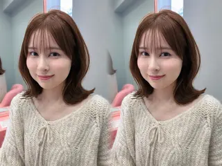 ミディアム 木串 楽人のヘアスタイル