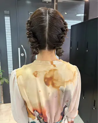 ミディアム ヘアアレンジ yoro /ミホのヘアスタイル