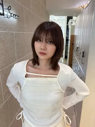似合わせレイヤー🌟 巻ける縮毛矯正みつきのヘアスタイル