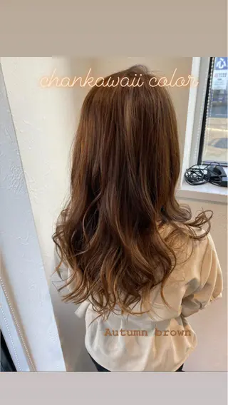 ロング カラー 川合 勇気のヘアスタイル
