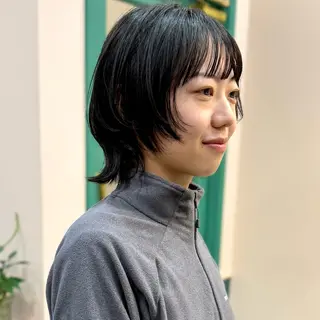 ミディアム 艶ブリーチカラー✨ ボブレイヤーSakiのヘアスタイル