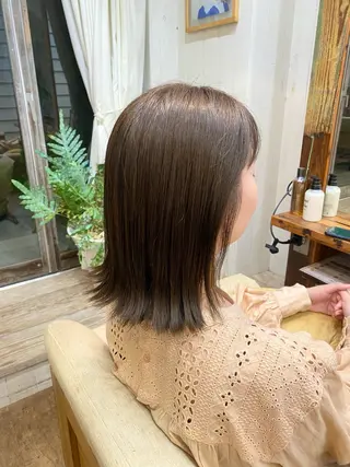 ミディアム カラー 【仙川】 セリナ‎のヘアスタイル