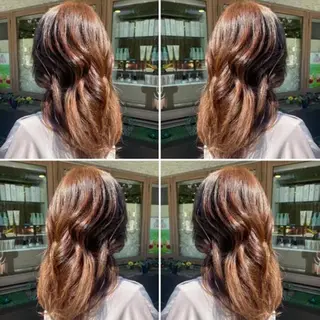 ロング カラー 髪質改善/艶カラー ⚡️コメス/錦糸町のヘアスタイル