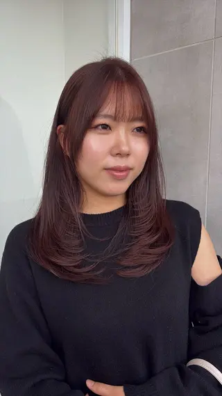 ロング カラー hana/海外風ヘア /レイヤーカット🪐のヘアスタイル