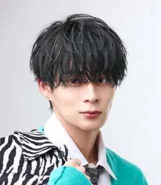 ショート パーマ メンズ 柴山 正人のヘアスタイル