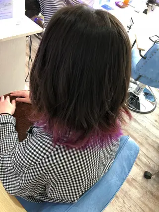 ミディアム 白井 つづりのヘアスタイル