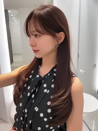 ロング カラー レイヤーカット🎀 kanaのヘアスタイル