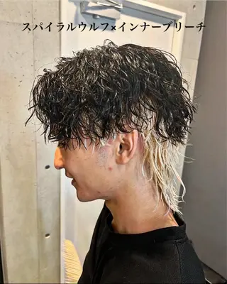 カラー パーマ 明神 星名のヘアスタイル