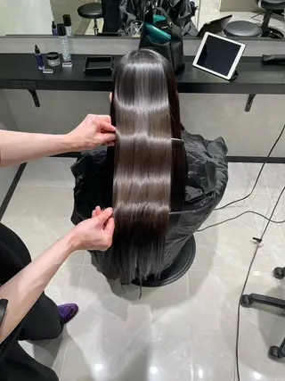ロング 阿部 祥大のヘアスタイル