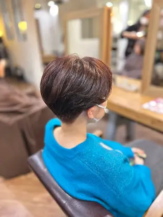 ショート 河田 日和のヘアスタイル