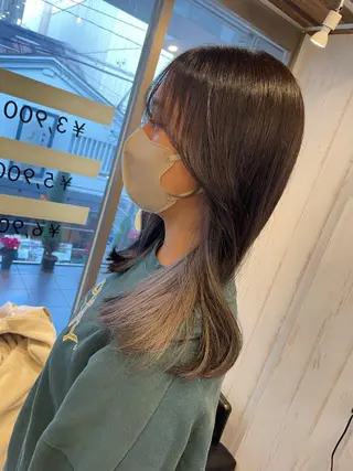 セミロング カラー ♡ yumaのヘアスタイル