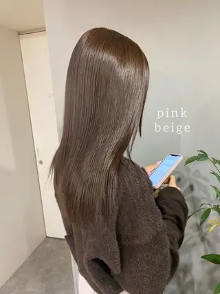 セミロング カラー ヘアアレンジ ボブ /ニュアンス/ satomi🧸💖のヘアスタイル