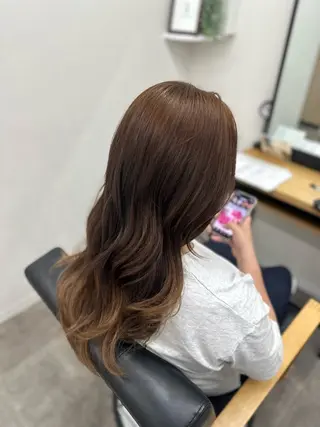 ロング カラー 0choir kodaiのヘアスタイル