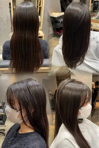 ロング 森 はるかのヘアスタイル