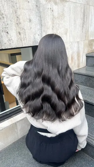 ロング 前髪顔周り/艶カラ ー🌟Yudaiのヘアスタイル