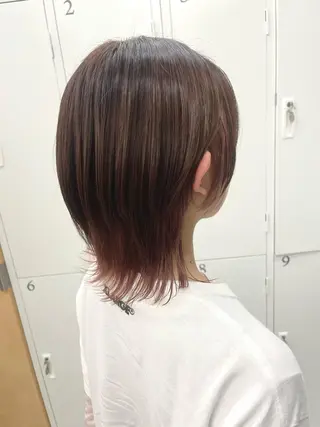 ミディアム カラー 🎀透明感 カラー🎀ミズキのヘアスタイル