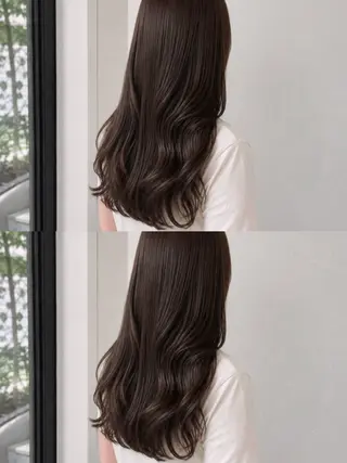 セミロング FUJIIKANON /無料カットモデルのヘアスタイル