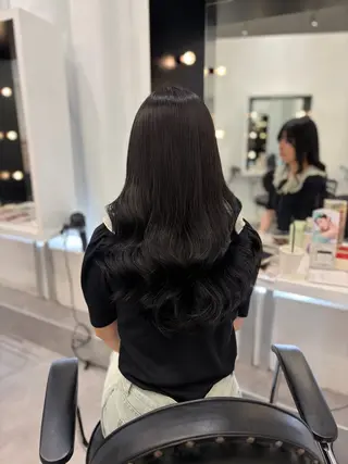 ロング カラー mai 🎀 / 暖色カラー♡のヘアスタイル
