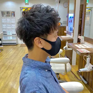 ショート メンズ 原田 涼矢のヘアスタイル