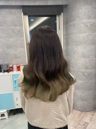ロング ♡似合わせ ♡ハイトーン♡のヘアスタイル