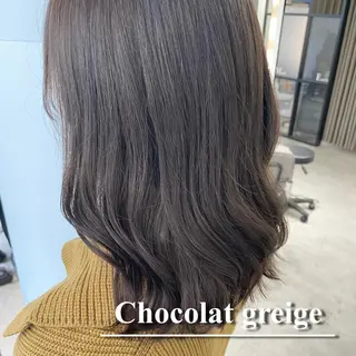 セミロング カラー 透明感カラー/ レイヤー　YUKAのヘアスタイル