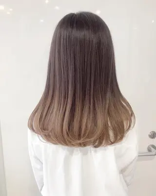 ミディアム カラー パーマ ヘアアレンジ 【公式】amble luxe池袋東口🩷のヘアスタイル