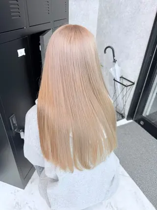 ロング カラー 🌺ハイトーン🌺 矢葺 なぎさ🌺🌺のヘアスタイル