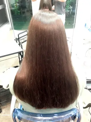 ロング 阪本 正美のヘアスタイル